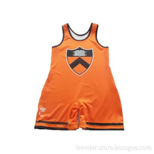 Custom gym dry fit wrestling singlets